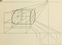 An illustration from Perspective and geometrical drawing : adapted to the use of candidates for second and third-class teachers' certificates (1887)