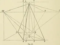 An illustration from Perspective and geometrical drawing : adapted to the use of candidates for second and third-class teachers' certificates (1887)