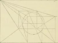An illustration from Perspective and geometrical drawing : adapted to the use of candidates for second and third-class teachers' certificates (1887)