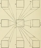 An illustration from Perspective and geometrical drawing : adapted to the use of candidates for second and third-class teachers' certificates (1887)