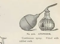 An illustration from 1903 illustrated catalogue : barbers' supplies, patent barbers' chairs, barbers' furniture (1903)