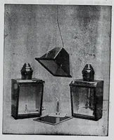 An illustration from 1907 price list, cancelling previous lists, of light filters, cameras, and all materials for orthochromatic and colour photography : scientific instruments for light measurement, photo spectroscopes, photo micrographic appliances, etc. (1907)