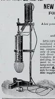 An illustration from 1907 price list, cancelling previous lists, of light filters, cameras, and all materials for orthochromatic and colour photography : scientific instruments for light measurement, photo spectroscopes, photo micrographic appliances, etc. (1907)