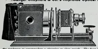 An illustration from 1907 price list, cancelling previous lists, of light filters, cameras, and all materials for orthochromatic and colour photography : scientific instruments for light measurement, photo spectroscopes, photo micrographic appliances, etc. (1907)