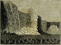 Picture 7 of 31 from The tongue of time, and star of the states: [electronic resource]: a system of human nature, with the phenomena of the heavens and earth. : American antiquities, remains of giants, geology, volcanoes, Egyptian and Indian magic, diet, dress, drinks, diseases, sleep, somnambulism, trances, resuscitation. : Also an account of persons with two souls, and of five persons who told colors by the touch (1840), leaf 99