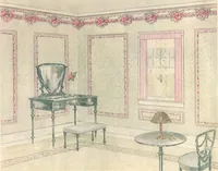 An illustration from 1917 home decoration book (1917)