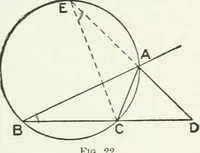 An illustration from Advanced geometry for high schools : synthetic and analytical (1919)