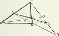 An illustration from Advanced geometry for high schools : synthetic and analytical (1919)