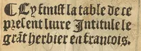 An illustration from Le grant herbier en Francoys (1540)
