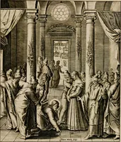 Picture 96 of 259 from Adnotationes et meditationes in Euangelia quae in sacrosancto Missae sacrificio toto anno leguntur: cum eorundem Euangeliorum concordantia (1607), leaf 289