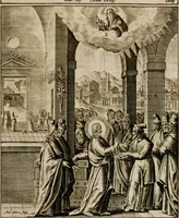 An illustration from Adnotationes et meditationes in Euangelia quae in sacrosancto Missae sacrificio toto anno leguntur: cum eorundem Euangeliorum concordantia (1607)