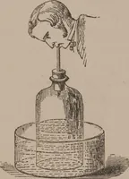 An illustration from A course of six lectures on the chemical history of a candle [electronic resource]: to which is added, a lecture on platinum (1865)