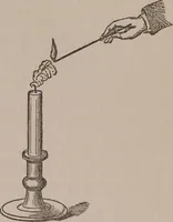 An illustration from A course of six lectures on the chemical history of a candle [electronic resource]: to which is added, a lecture on platinum (1865)