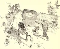 An illustration from Two thousand miles on an automobile : being a desultory narrative of a trip through New England, New York, Canada, and the West (1902)