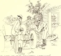 An illustration from Two thousand miles on an automobile : being a desultory narrative of a trip through New England, New York, Canada, and the West (1902)