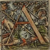 An illustration from Marsilii Ficini Florentini medici atq[ue] philosophi celeberrimi, de vita libri tres, recens iam à mendis sitúq[ue] uindicati : qvorvm primus, de studiosorum sanitate tuenda ; secundus, de vita producenda ; tertius, de vita coelitus comparanda ; apologia ; his accessit eiusdem epidemiarum antidotus, tutelae quoq[ue] bonae ualetudinis attinens ; cum omnium nouo rerum atque indice (1529)