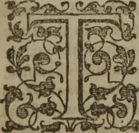 An illustration from The anatomy of melancholy : vvhat it is ; vvith all the kindes, causes, symptomes, prognosticks, and seuerall cures of it ; in three maine partitions, with their seuerall sections, members, and subsections ; philosophically, medicinally, historically opened and cut vp (1624)