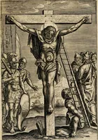 Picture 37 of 92 from Sacrum sanctuarium crucis et patientiae crucifixorum et cruciferorum, emblematicis imaginibus laborantium et aegrotantium ornatum: artifices gloriosi nouae artis bene viuendi et moriendi secundum rationem regulae et circini (1634), leaf 233