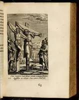 Picture 40 of 92 from Sacrum sanctuarium crucis et patientiae crucifixorum et cruciferorum, emblematicis imaginibus laborantium et aegrotantium ornatum: artifices gloriosi nouae artis bene viuendi et moriendi secundum rationem regulae et circini (1634), leaf 261