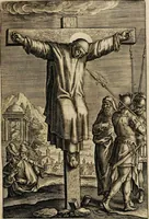 Picture 46 of 92 from Sacrum sanctuarium crucis et patientiae crucifixorum et cruciferorum, emblematicis imaginibus laborantium et aegrotantium ornatum: artifices gloriosi nouae artis bene viuendi et moriendi secundum rationem regulae et circini (1634), leaf 305