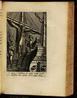 An illustration from Sacrum sanctuarium crucis et patientiae crucifixorum et cruciferorum, emblematicis imaginibus laborantium et aegrotantium ornatum: artifices gloriosi nouae artis bene viuendi et moriendi secundum rationem regulae et circini (1634)
