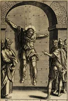Picture 69 of 92 from Sacrum sanctuarium crucis et patientiae crucifixorum et cruciferorum, emblematicis imaginibus laborantium et aegrotantium ornatum: artifices gloriosi nouae artis bene viuendi et moriendi secundum rationem regulae et circini (1634), leaf 501