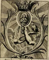 Picture 77 of 92 from Sacrum sanctuarium crucis et patientiae crucifixorum et cruciferorum, emblematicis imaginibus laborantium et aegrotantium ornatum: artifices gloriosi nouae artis bene viuendi et moriendi secundum rationem regulae et circini (1634), leaf 563