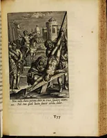 Picture 78 of 92 from Sacrum sanctuarium crucis et patientiae crucifixorum et cruciferorum, emblematicis imaginibus laborantium et aegrotantium ornatum: artifices gloriosi nouae artis bene viuendi et moriendi secundum rationem regulae et circini (1634), leaf 565