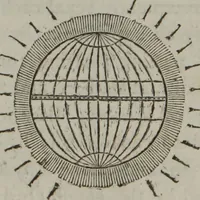 An illustration from A new physical system of astronomy : an attempt to explain the operations of the powers which impel the planets and comets to perform eliptical revolutions round the sun, and revolve on their own axis : in which, the physical system of Sir Isaac Newton, is examined, and presumed to be refuted ; to which is annexed, a physiological treatise ; in which the first stage of animation is considered, and the means shewn, by which circulation is performed in the first rudiments of the incipient animal, before the vessels are completely organized, &c. ; together with an explanation of the general laws, by which the animal economy is governed ; and particularly, the mode whereby the operations of the vis medicatrix naturae, or the unassisted powers of nature, are exerted to obviate and cure disease ; also, successful methods of curing cancerous ulcers, the quartan ague, putrid fevers, stopping mortifications, and extracting frost, so as to leave the frozen member perfectly well (1800)