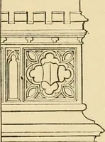 An illustration from An encyclopaedia of architecture, historical, theoretical, & practical. New ed., rev., portions rewritten, and with additions by Wyatt Papworth (1888)
