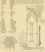 An illustration from An encyclopaedia of architecture, historical, theoretical, & practical. New ed., rev., portions rewritten, and with additions by Wyatt Papworth (1888)