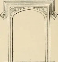 An illustration from An encyclopaedia of architecture, historical, theoretical, & practical. New ed., rev., portions rewritten, and with additions by Wyatt Papworth (1888)