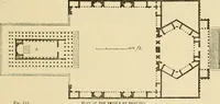 An illustration from An encyclopaedia of architecture, historical, theoretical, & practical. New ed., rev., portions rewritten, and with additions by Wyatt Papworth (1888)