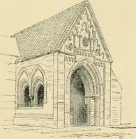 An illustration from An encyclopaedia of architecture, historical, theoretical, & practical. New ed., rev., portions rewritten, and with additions by Wyatt Papworth (1888)