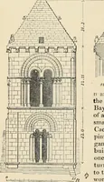 An illustration from An encyclopaedia of architecture, historical, theoretical, & practical. New ed., rev., portions rewritten, and with additions by Wyatt Papworth (1888)