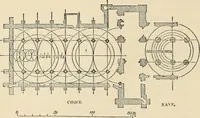 An illustration from An encyclopaedia of architecture, historical, theoretical, & practical. New ed., rev., portions rewritten, and with additions by Wyatt Papworth (1888)
