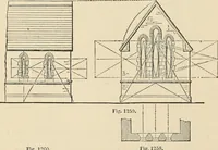 An illustration from An encyclopaedia of architecture, historical, theoretical, & practical. New ed., rev., portions rewritten, and with additions by Wyatt Papworth (1888)