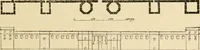 An illustration from An encyclopaedia of architecture, historical, theoretical, & practical. New ed., rev., portions rewritten, and with additions by Wyatt Papworth (1888)