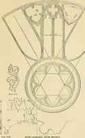 An illustration from An encyclopaedia of architecture, historical, theoretical, & practical. New ed., rev., portions rewritten, and with additions by Wyatt Papworth (1888)