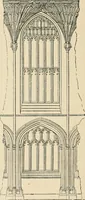 An illustration from An encyclopaedia of architecture, historical, theoretical, & practical. New ed., rev., portions rewritten, and with additions by Wyatt Papworth (1888)