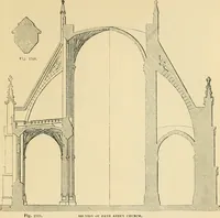 An illustration from An encyclopaedia of architecture, historical, theoretical, & practical. New ed., rev., portions rewritten, and with additions by Wyatt Papworth (1888)