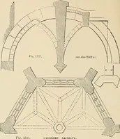 An illustration from An encyclopaedia of architecture, historical, theoretical, & practical. New ed., rev., portions rewritten, and with additions by Wyatt Papworth (1888)