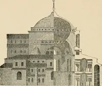 An illustration from An encyclopaedia of architecture, historical, theoretical, & practical. New ed., rev., portions rewritten, and with additions by Wyatt Papworth (1888)