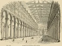 An illustration from An encyclopaedia of architecture, historical, theoretical, & practical. New ed., rev., portions rewritten, and with additions by Wyatt Papworth (1888)