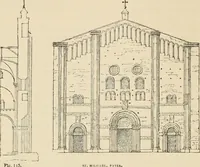 An illustration from An encyclopaedia of architecture, historical, theoretical, & practical. New ed., rev., portions rewritten, and with additions by Wyatt Papworth (1888)