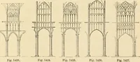 An illustration from An encyclopaedia of architecture, historical, theoretical, & practical. New ed., rev., portions rewritten, and with additions by Wyatt Papworth (1888)