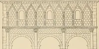 An illustration from An encyclopaedia of architecture, historical, theoretical, & practical. New ed., rev., portions rewritten, and with additions by Wyatt Papworth (1888)