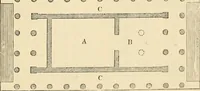An illustration from An encyclopaedia of architecture, historical, theoretical, & practical. New ed., rev., portions rewritten, and with additions by Wyatt Papworth (1888)