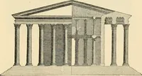 An illustration from An encyclopaedia of architecture, historical, theoretical, & practical. New ed., rev., portions rewritten, and with additions by Wyatt Papworth (1888)