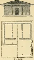An illustration from An encyclopaedia of architecture, historical, theoretical, & practical. New ed., rev., portions rewritten, and with additions by Wyatt Papworth (1888)